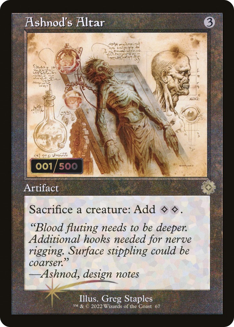 Ashnod's Altar (Rare · Foil) · 2022 · The Brothers' War Retro Artifacts