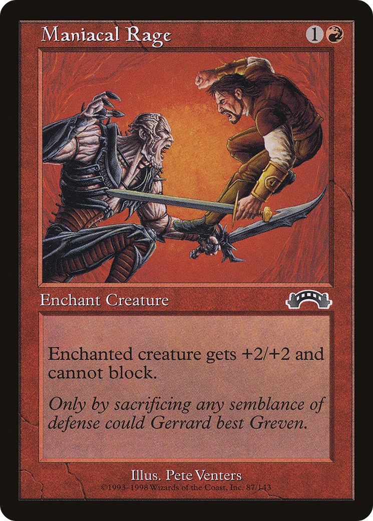 1998 Magic: The Gathering Exodus 1998 Magic: The Gathering Exodus #87 trading card