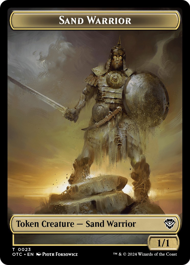 2024 Magic: The Gathering Outlaws of Thunder Junction Commander Tokens 2024 Magic: The Gathering Outlaws of Thunder Junction
