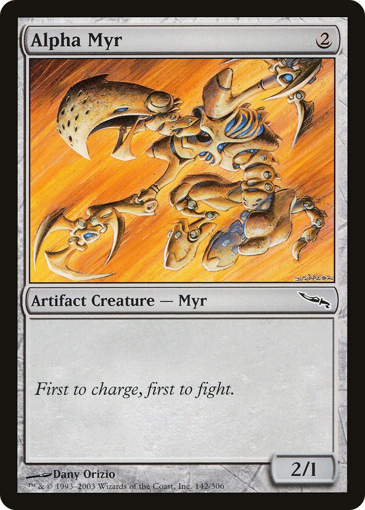 2003 Magic: The Gathering Mirrodin 2003 Magic: The Gathering Mirrodin #142 trading card