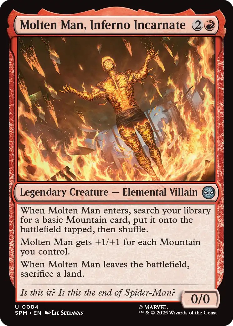2025 Magic: The Gathering Marvel's Spider-Man 2025 Magic: The Gathering Marvel's Spider-Man #84 trading card