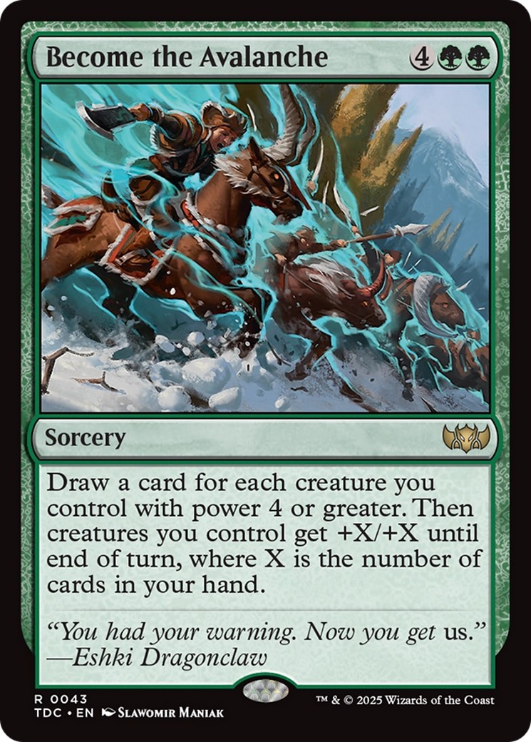 2025 Magic: The Gathering Tarkir: Dragonstorm 2025 Magic: The Gathering Tarkir: Dragonstorm #43 trading card