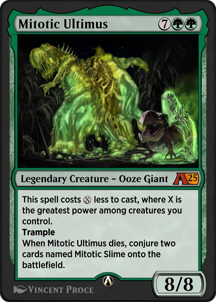 2025 Magic: The Gathering Alchemy: Aetherdrift Mitotic Ultimus #19 trading card