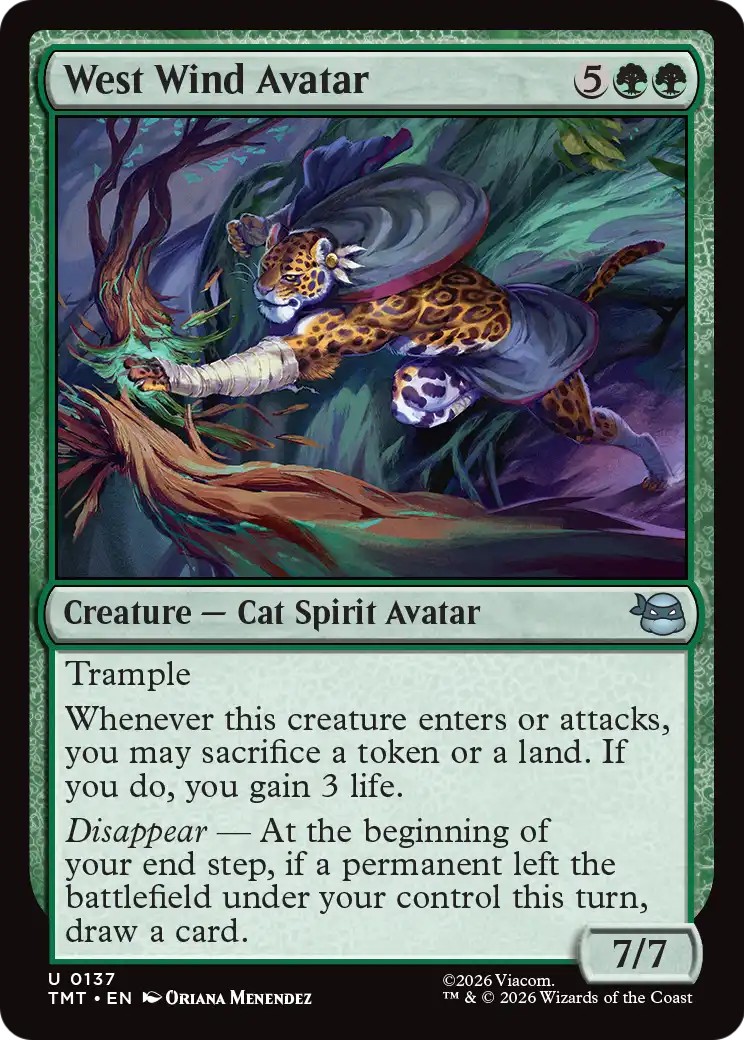 2026 Magic: The Gathering Teenage Mutant Ninja Turtles 2026 Magic: The Gathering Teenage Mutant Ninja Turtles #137 trading ca