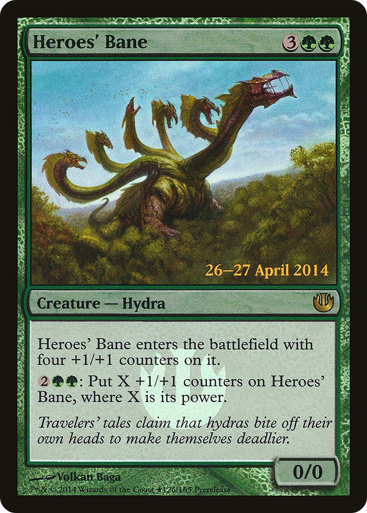 2014 Magic: The Gathering Journey into Nyx Promos Heroes' Bane #126★ trading card