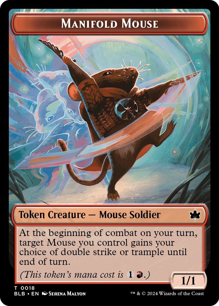 2024 Magic: The Gathering Bloomburrow Tokens 2024 Magic: The Gathering Bloomburrow Tokens #18 trading card
