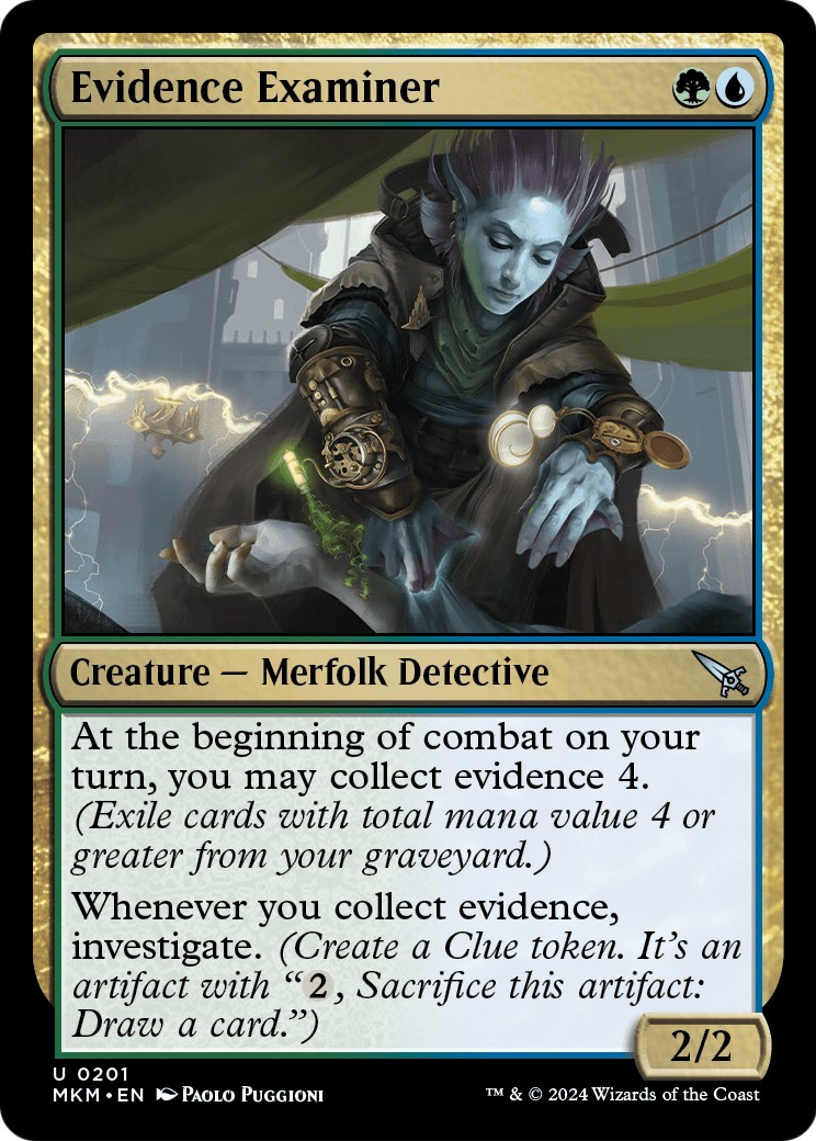 2024 Magic: The Gathering Murders at Karlov Manor 2024 Magic: The Gathering Murders at Karlov Manor #201 trading card