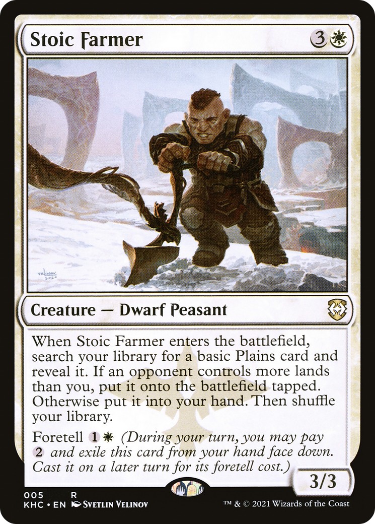 Stoic Farmer (Commander · Rare · Normal)