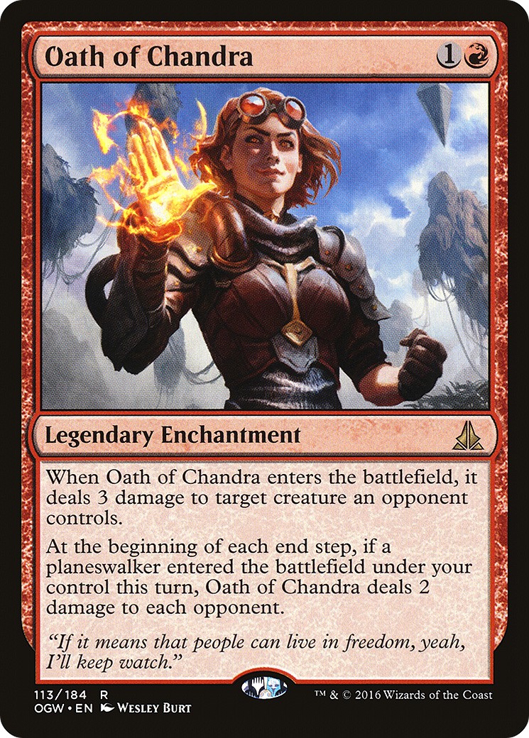 2016 Magic: The Gathering Oath of the Gatewatch 2016 Magic: The Gathering Oath of the Gatewatch #113 trading card