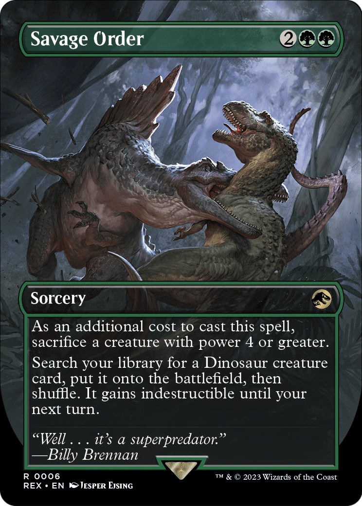 2023 Magic: The Gathering Jurassic World Collection 2023 Magic: The Gathering Jurassic World Collection #6 trading card