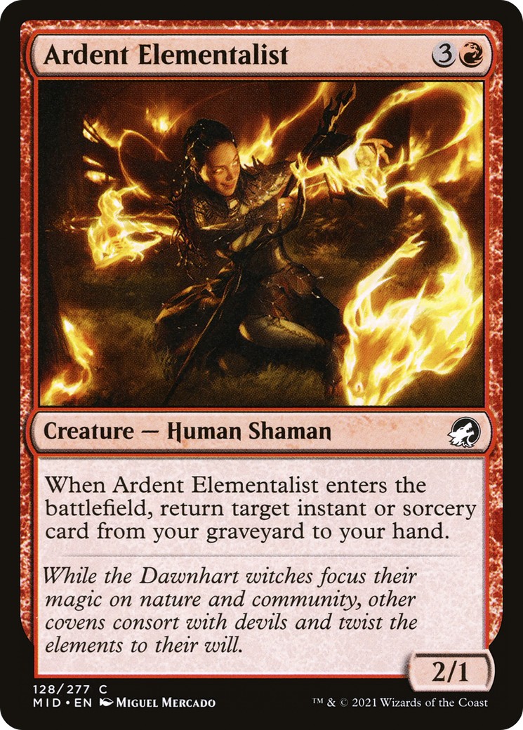 2021 Magic: The Gathering Innistrad: Midnight Hunt 2021 Magic: The Gathering Innistrad: Midnight Hunt #128 trading card