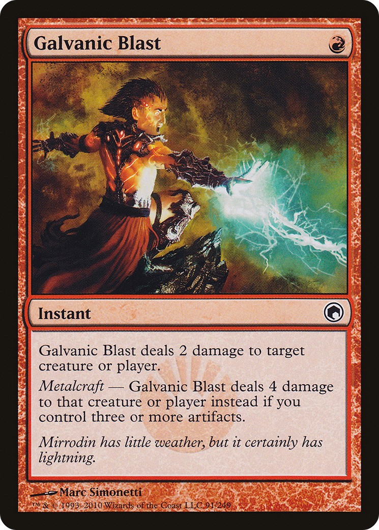 2010 Magic: The Gathering Scars of Mirrodin 2010 Magic: The Gathering Scars of Mirrodin #91 trading card