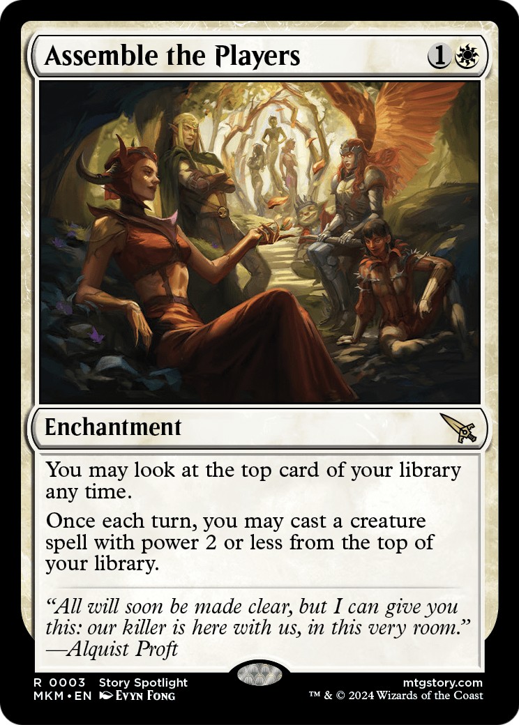2024 Magic: The Gathering Murders at Karlov Manor 2024 Magic: The Gathering Murders at Karlov Manor #3 trading card