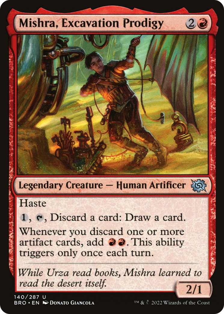 2022 Magic: The Gathering The Brothers' War 2022 Magic: The Gathering The Brothers' War #140 trading card