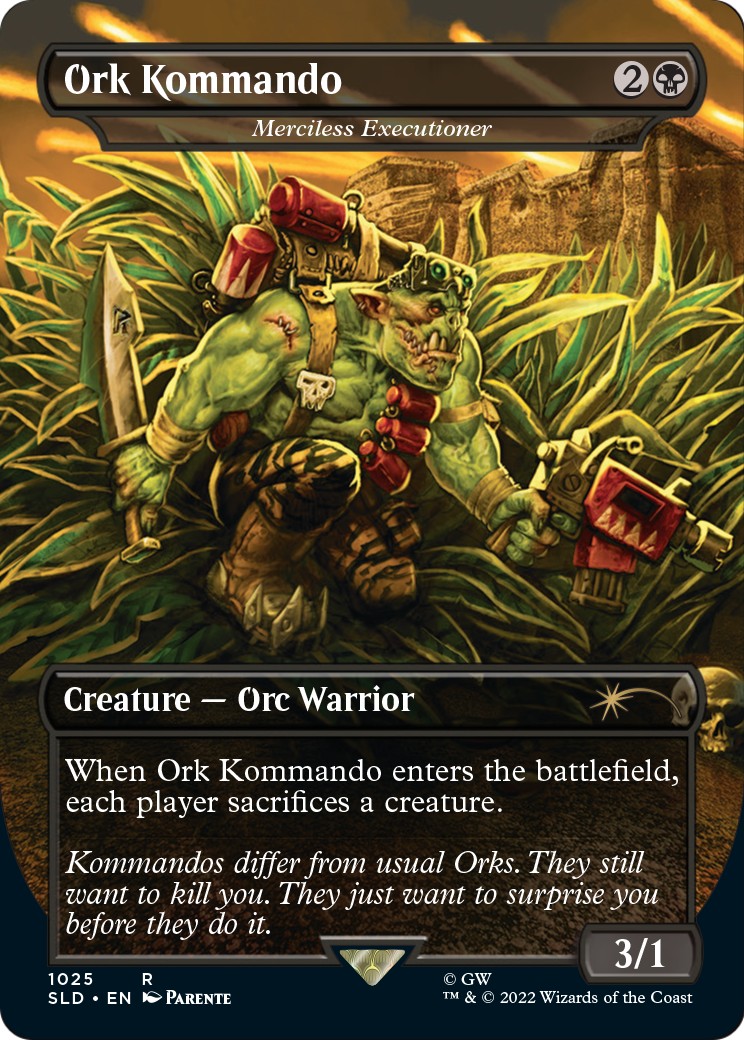 2022 Magic: The Gathering Secret Lair Drop 2022 Magic: The Gathering Secret Lair Drop #1025 trading card