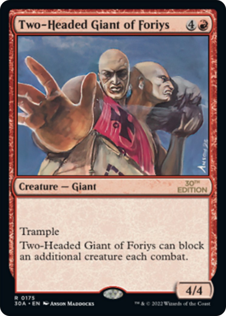 2022 Magic: The Gathering 30th Anniversary Edition 2022 Magic: The Gathering 30th Anniversary Edition #175 trading card