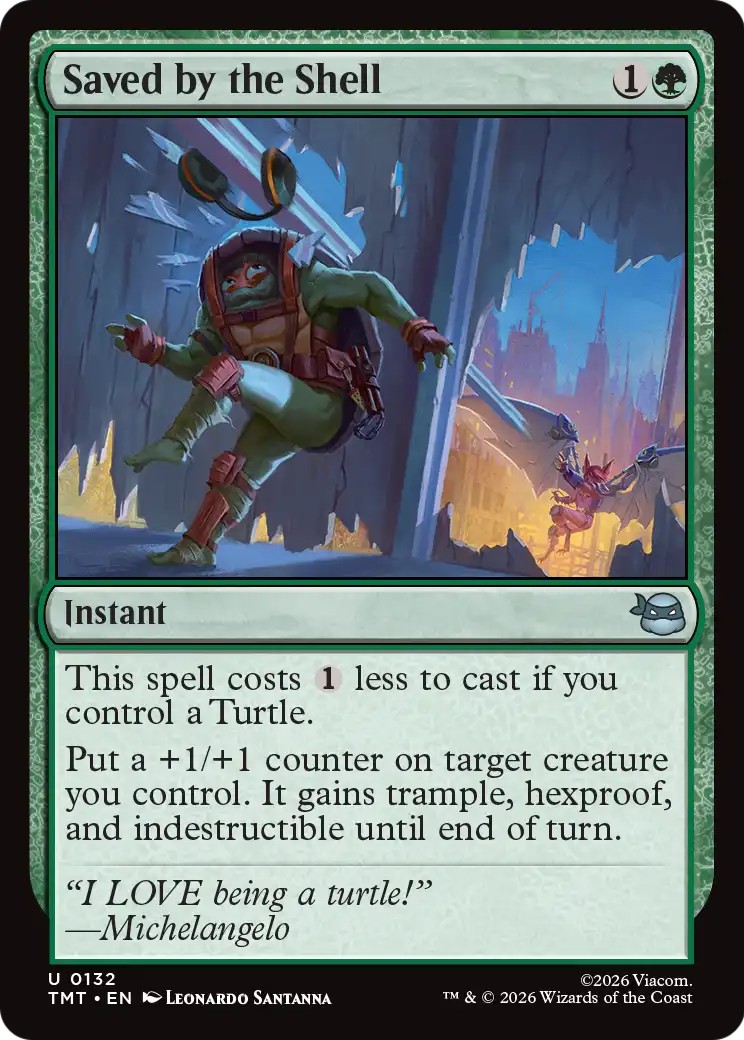 2026 Magic: The Gathering Teenage Mutant Ninja Turtles 2026 Magic: The Gathering Teenage Mutant Ninja Turtles #132 trading ca
