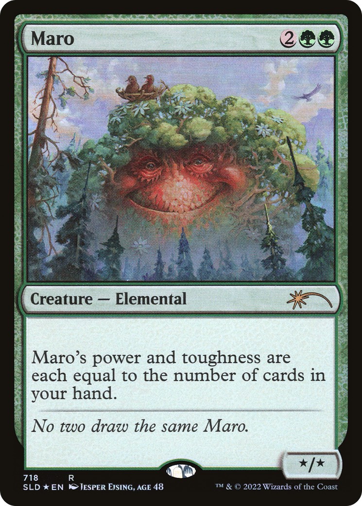 2022 Magic: The Gathering Secret Lair Drop 2022 Magic: The Gathering Secret Lair Drop #718 trading card