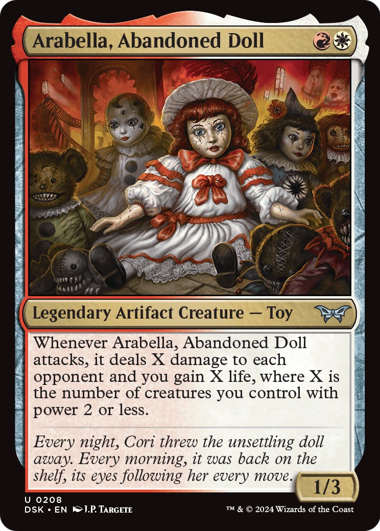 2024 Magic: The Gathering Duskmourn: House of Horror 2024 Magic: The Gathering Duskmourn: House of Horror #208 trading card