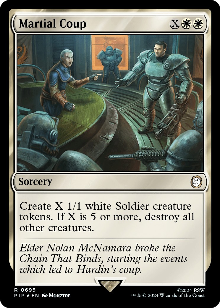 Martial Coup (Rare · Foil) · 2024 · Fallout