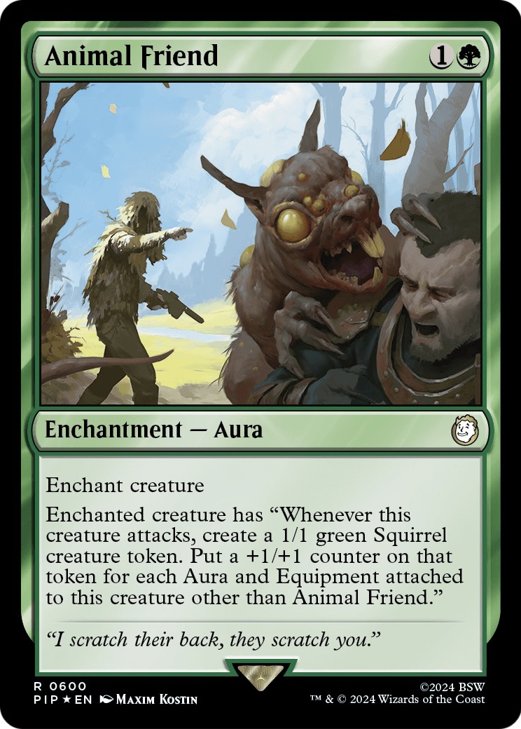2024 Magic: The Gathering Fallout 2024 Magic: The Gathering Fallout #600 trading card