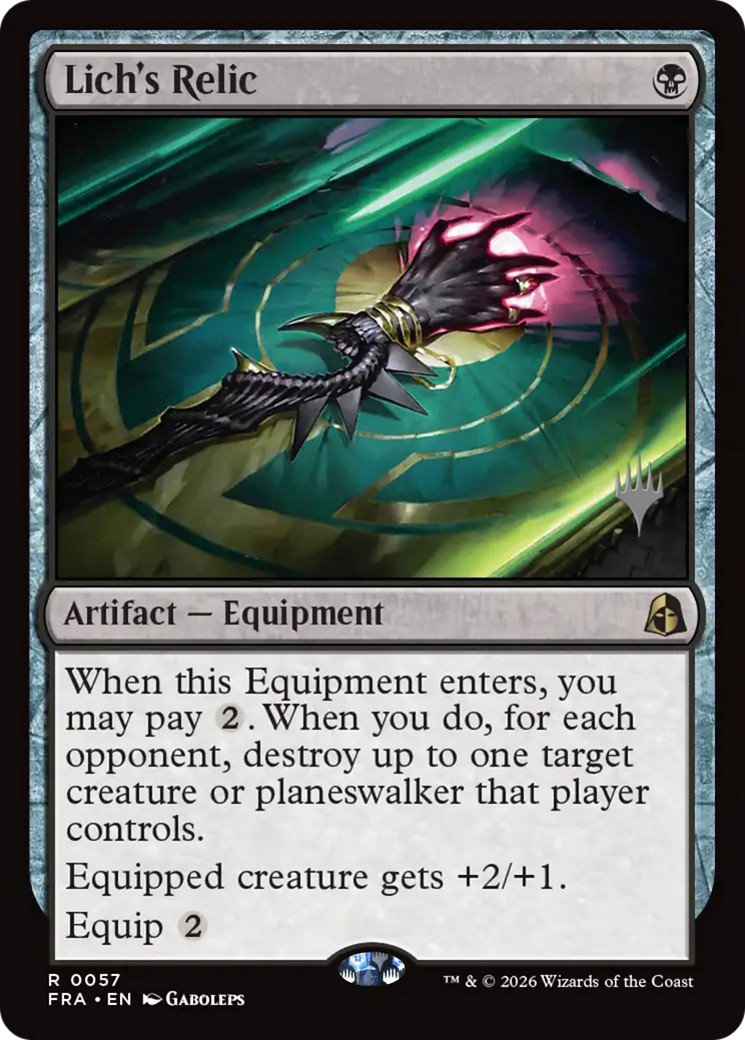 Lich's Relic (Rare · Normal · Promo)
