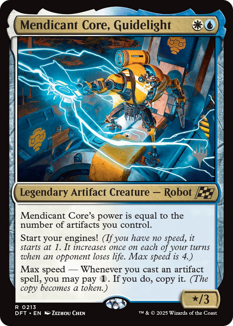 2025 Magic: The Gathering Aetherdrift Promos 2025 Magic: The Gathering Aetherdrift Promos #213p trading card