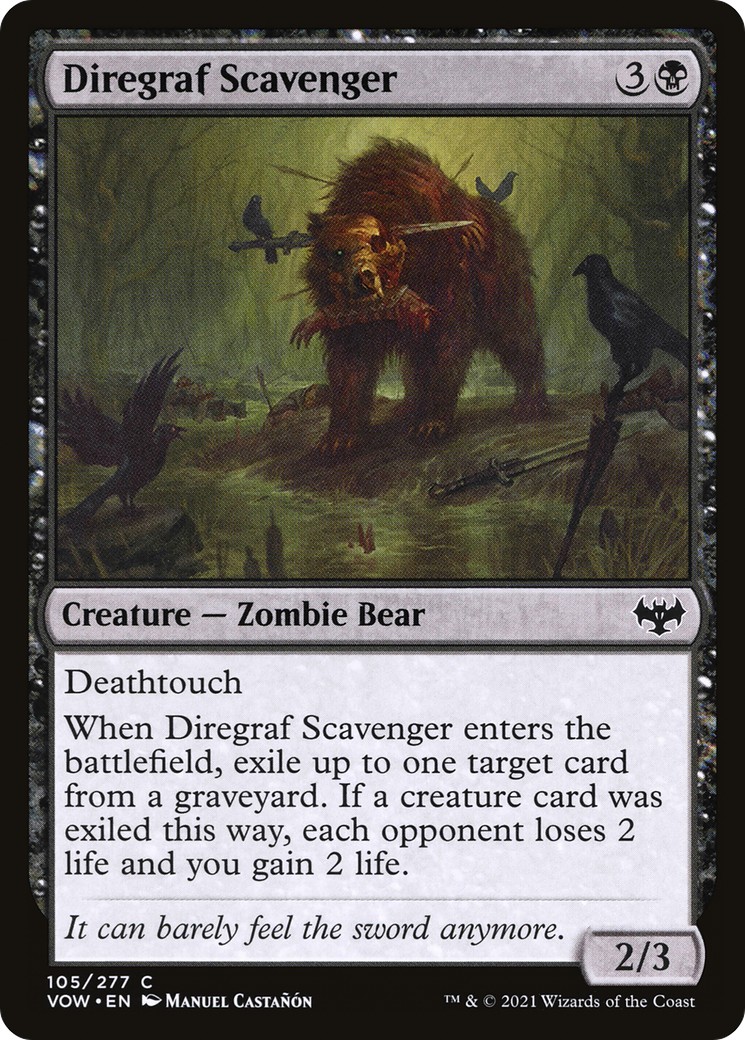 2021 Magic: The Gathering Innistrad: Crimson Vow 2021 Magic: The Gathering Innistrad: Crimson Vow #105 trading card