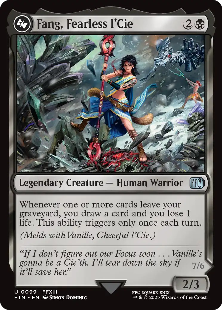 2025 Magic: The Gathering Final Fantasy 2025 Magic: The Gathering Final Fantasy #99 trading card