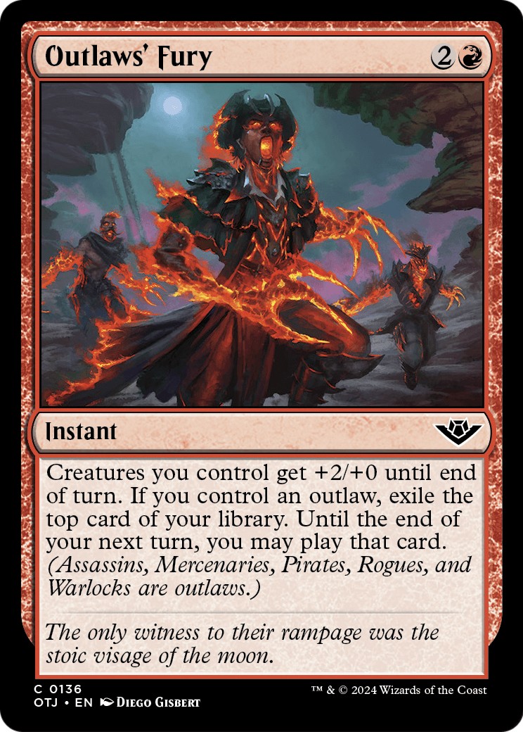 2024 Magic: The Gathering Outlaws of Thunder Junction 2024 Magic: The Gathering Outlaws of Thunder Junction #136 trading card