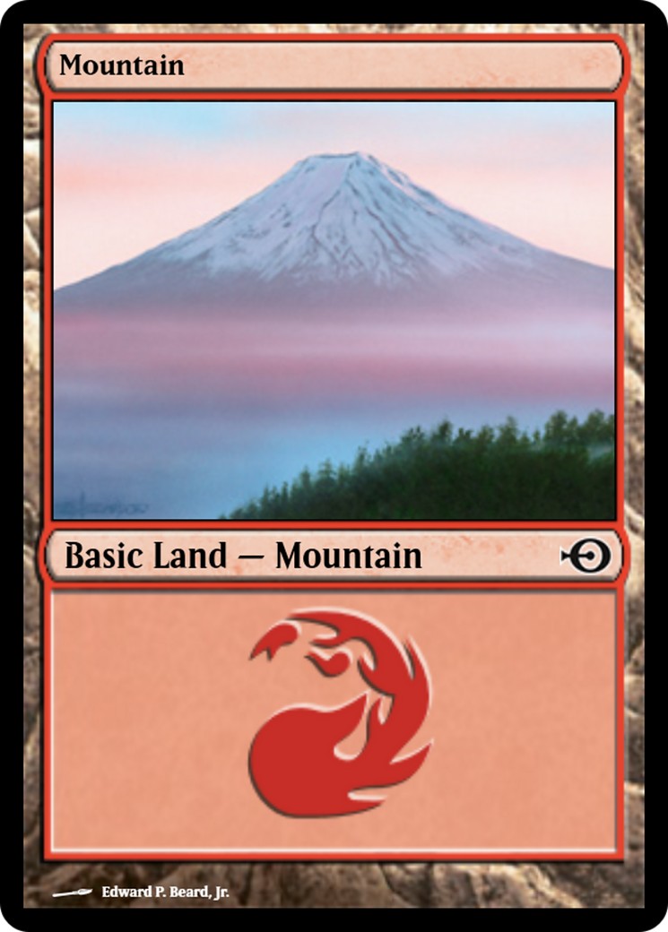 2003 Magic: The Gathering Magic Online Promos Mountain #245 trading card
