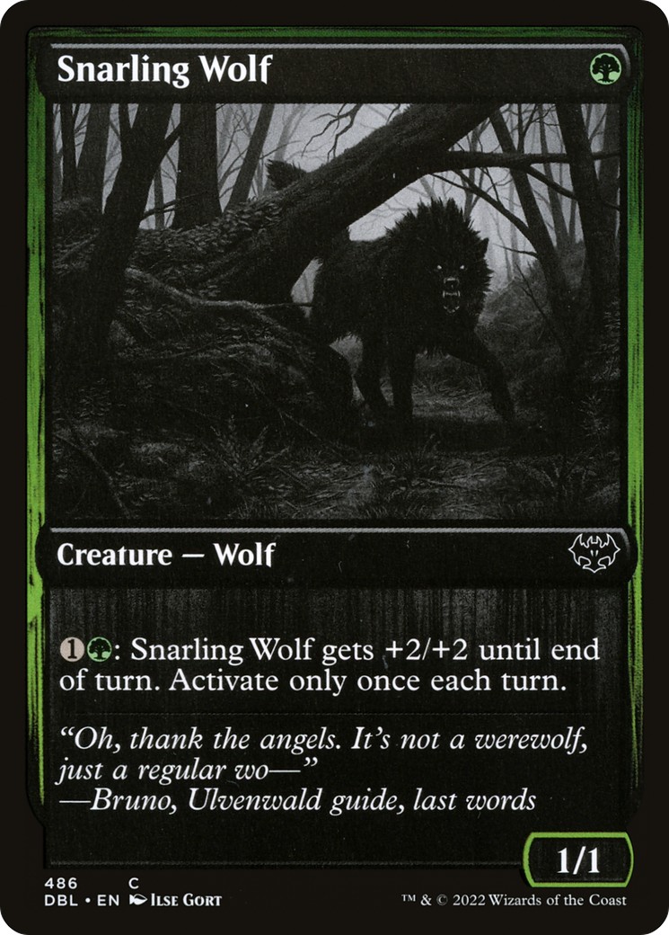 Snarling Wolf - Image 1