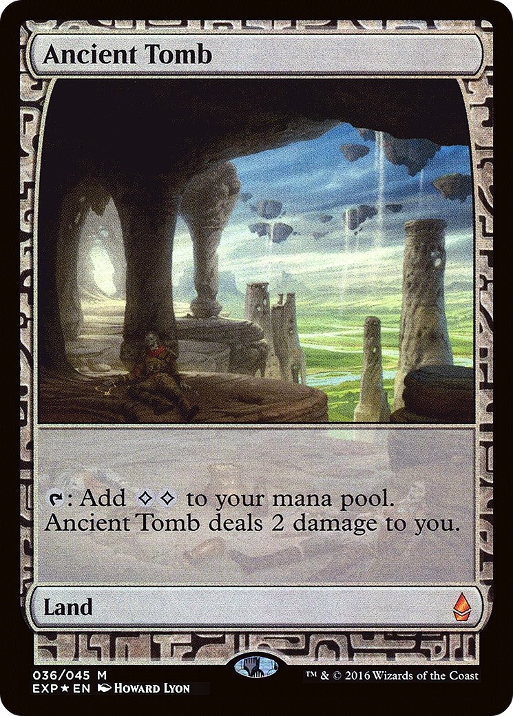 2016 Magic: The Gathering Zendikar Expeditions Ancient Tomb #36 trading card
