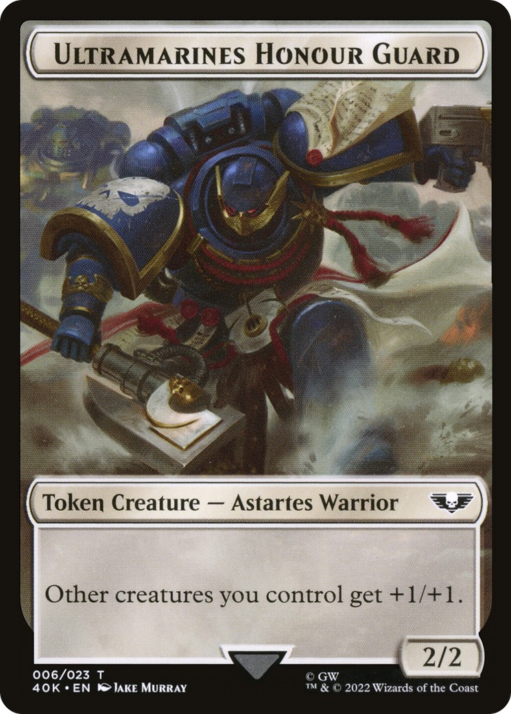 2022 Magic: The Gathering Warhammer 40,000 Tokens 2022 Magic: The Gathering Warhammer 40,000 Tokens #6 trading card
