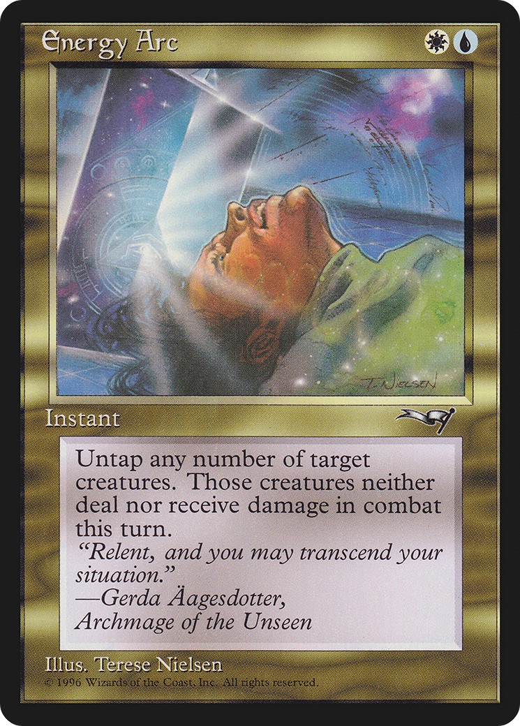 1996 Magic: The Gathering Alliances Energy Arc #106 trading card