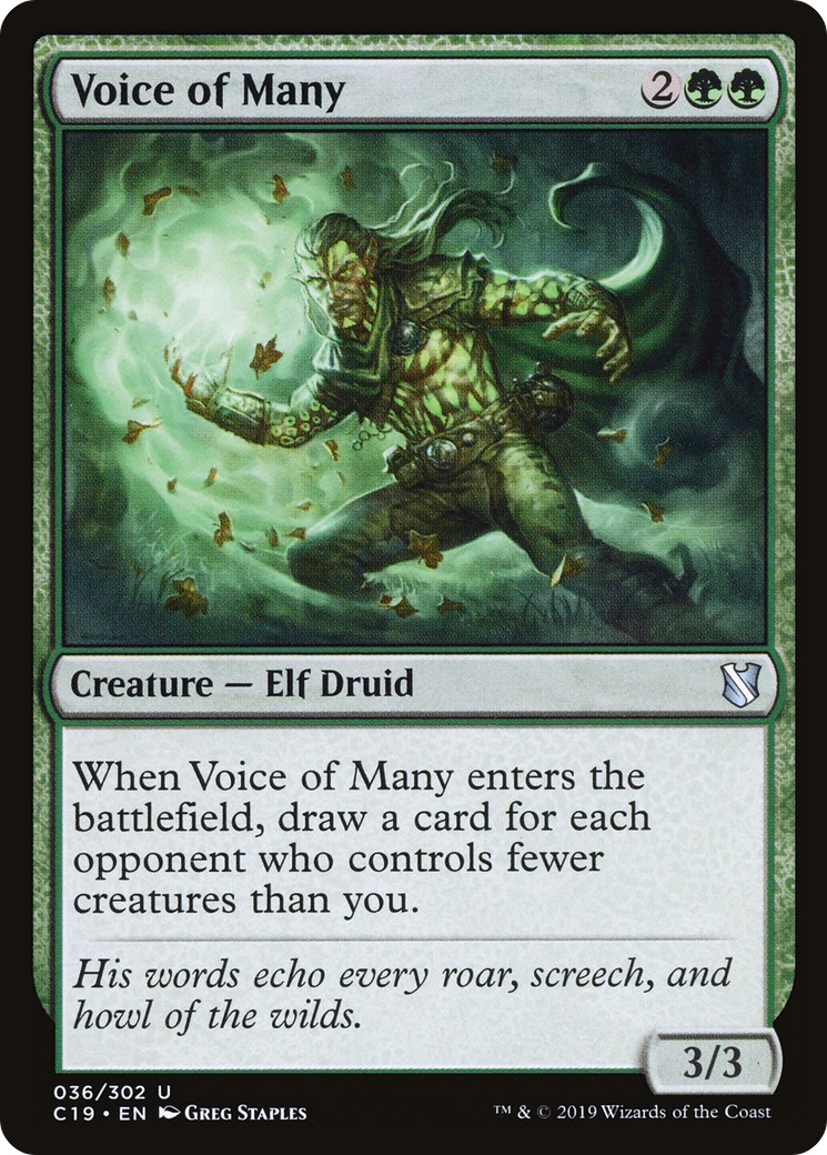 2019 Magic: The Gathering Commander 2019 Magic: The Gathering Commander #36 trading card