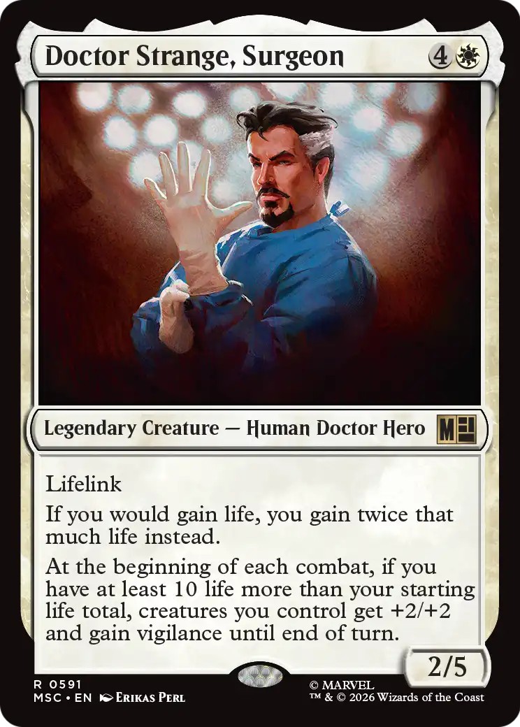 2026 Magic: The Gathering Marvel Super Heroes 2026 Magic: The Gathering Marvel Super Heroes #591 trading card