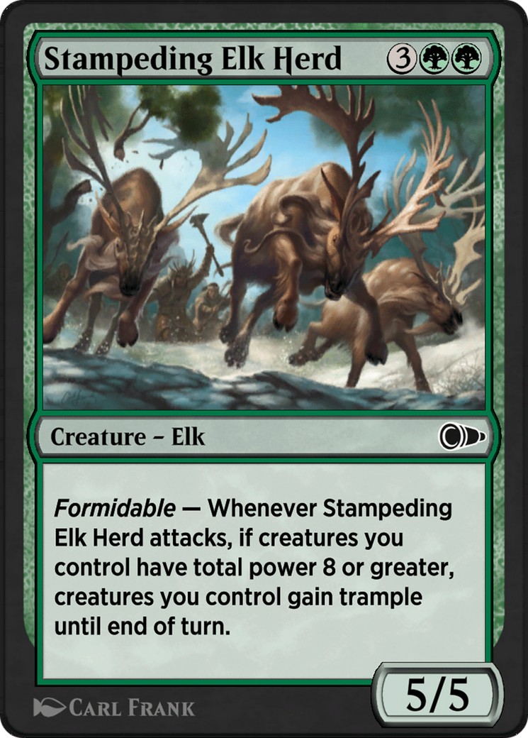 Stampeding Elk Herd - Image 1