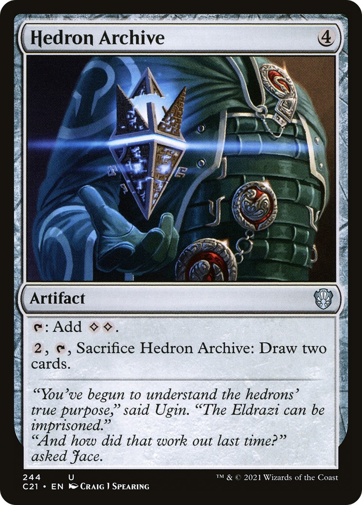 Hedron Archive (Uncommon · Normal) · 2021 · Commander 2021