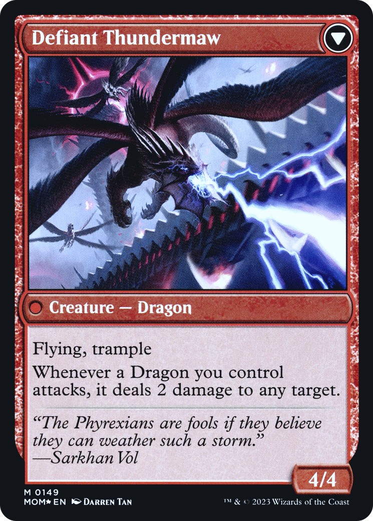 Invasion of Tarkir // Defiant Thundermaw thumbnail 2