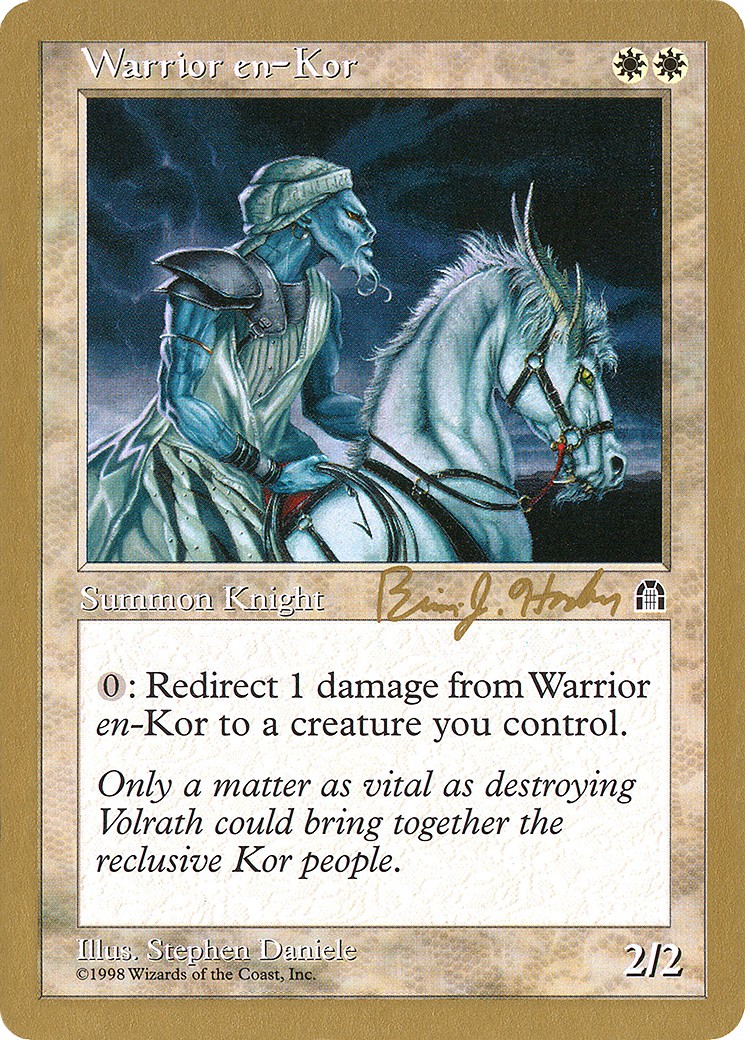 1998 Magic: The Gathering World Championship Decks 1998 Magic: The Gathering World Championship Decks #bh23b trading card