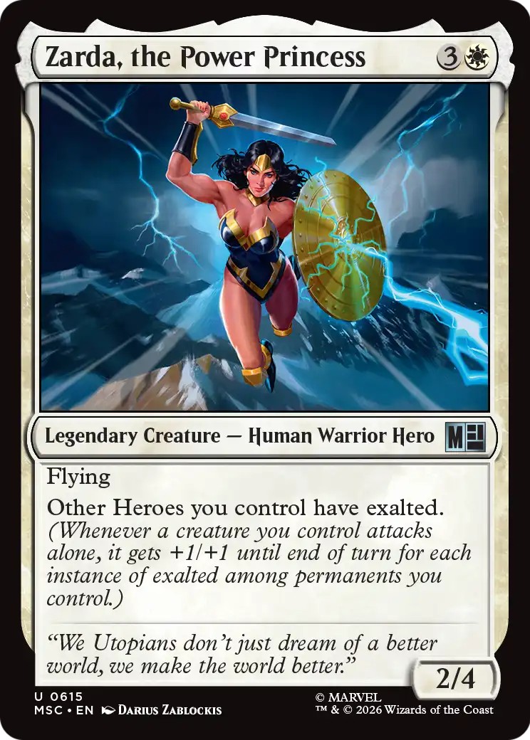 2026 Magic: The Gathering Marvel Super Heroes 2026 Magic: The Gathering Marvel Super Heroes #615 trading card
