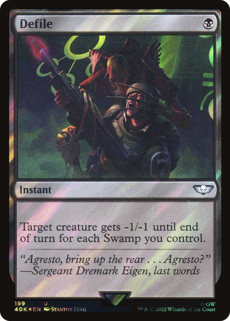 2022 Magic: The Gathering Warhammer 40,000 2022 Magic: The Gathering Warhammer 40,000 #199★ trading card