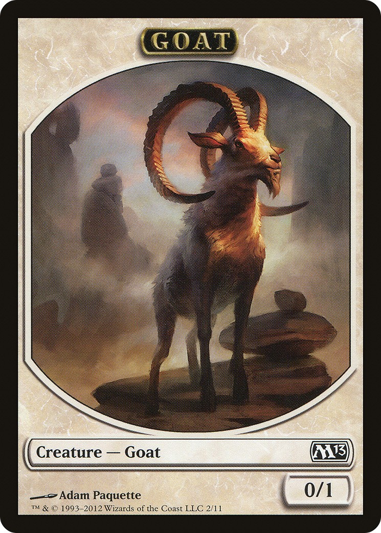 2012 Magic: The Gathering Magic 2013 Tokens Goat #2 trading card
