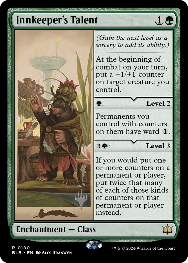 2024 Magic: The Gathering Bloomburrow Promos 2024 Magic: The Gathering Bloomburrow Promos #180p trading card