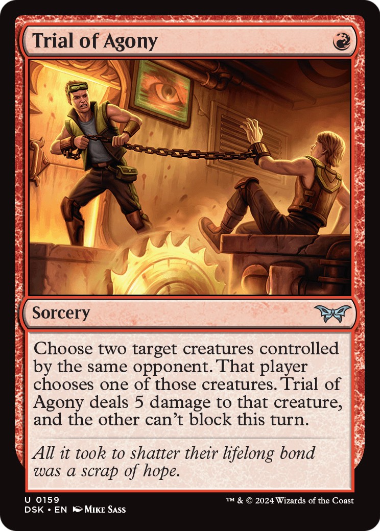 2024 Magic: The Gathering Duskmourn: House of Horror 2024 Magic: The Gathering Duskmourn: House of Horror #159 trading card