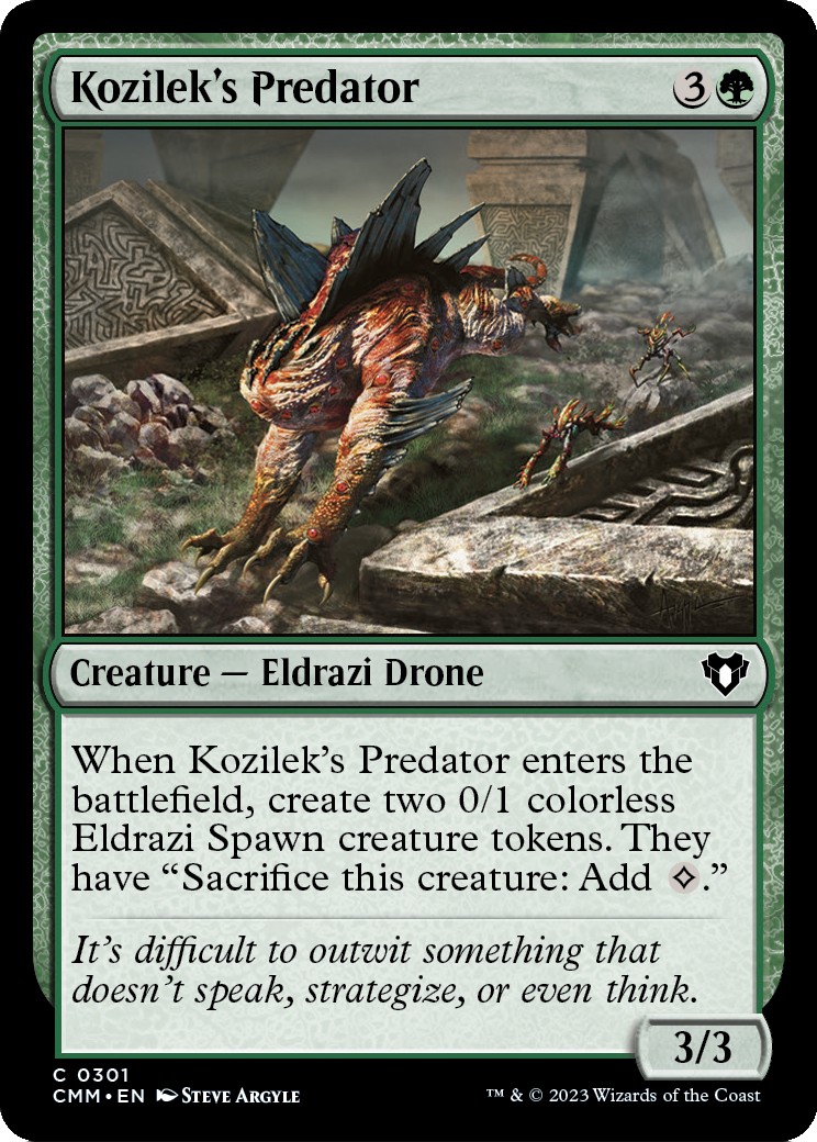 2023 Magic: The Gathering Commander Masters 2023 Magic: The Gathering Commander Masters #301 trading card