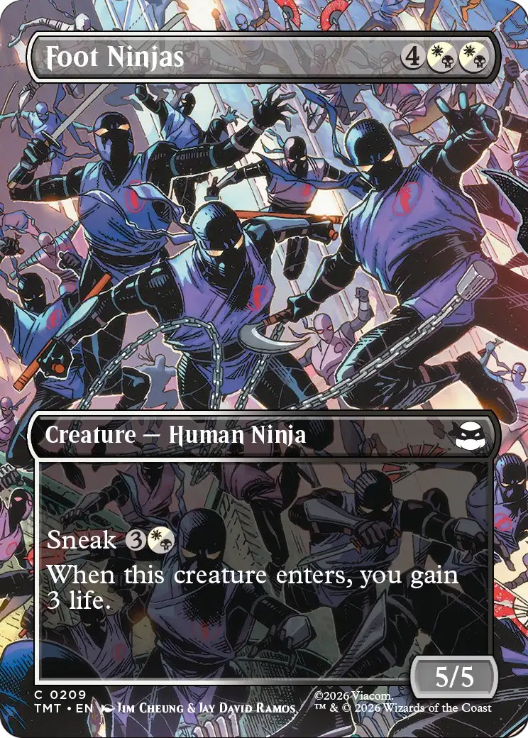 2026 Magic: The Gathering Teenage Mutant Ninja Turtles 2026 Magic: The Gathering Teenage Mutant Ninja Turtles #209 trading ca