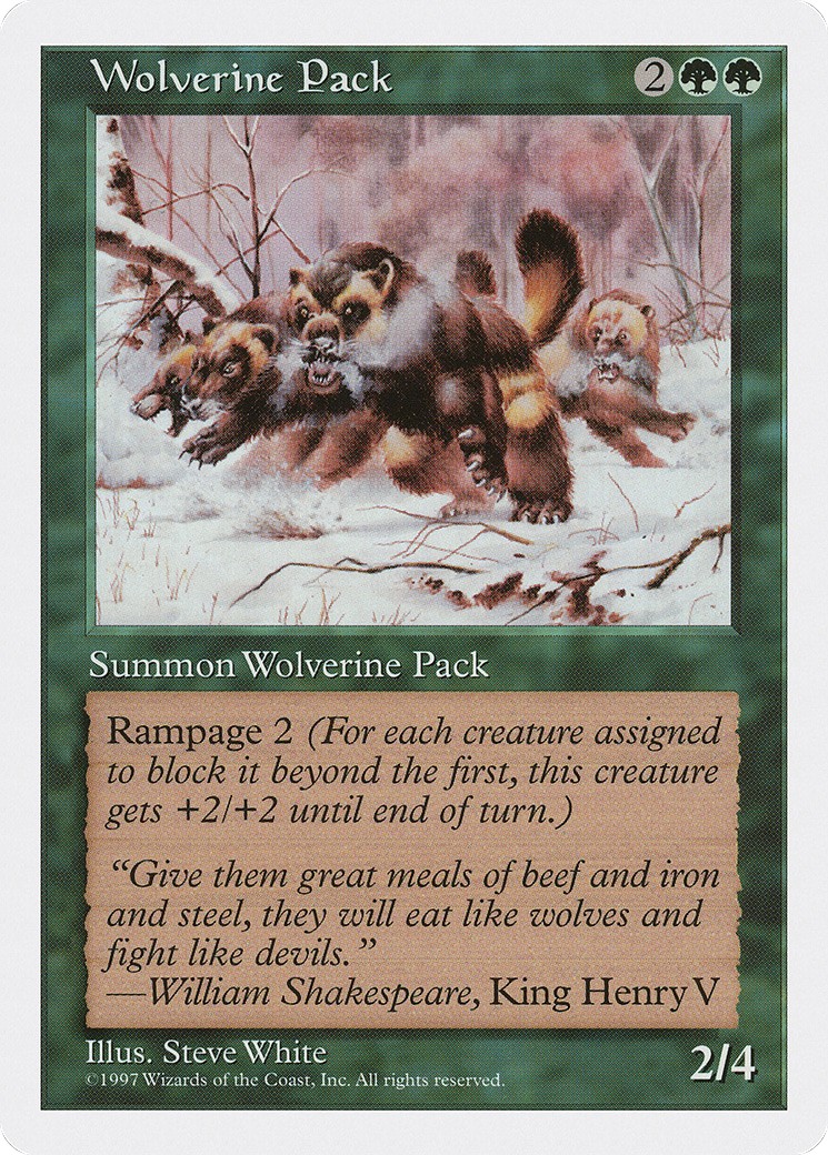 1997 Magic: The Gathering Fifth Edition 1997 Magic: The Gathering Fifth Edition #344 trading card