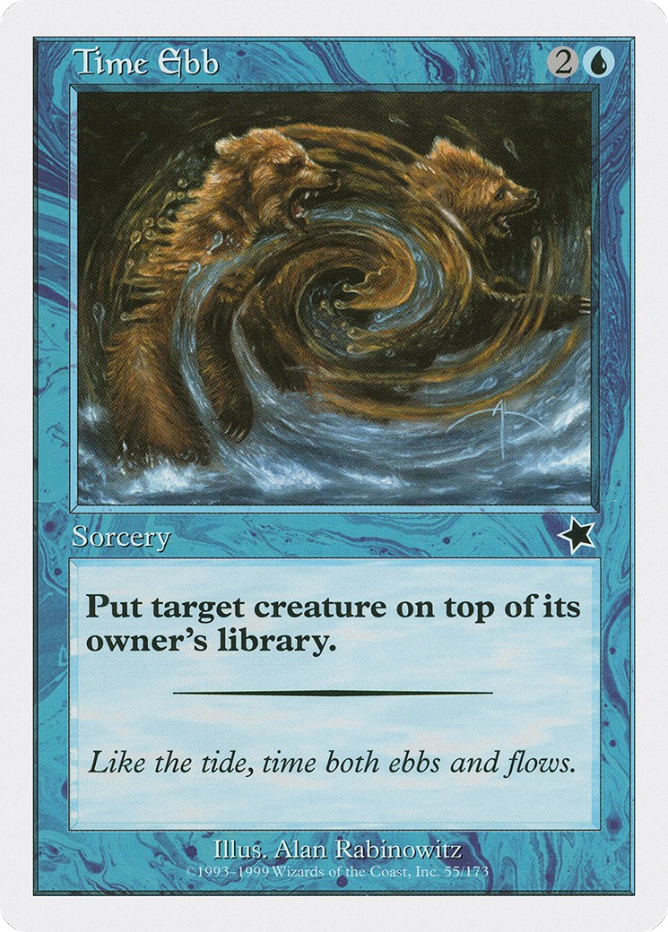1999 Magic: The Gathering Starter 1999 Magic: The Gathering Starter #55 trading card